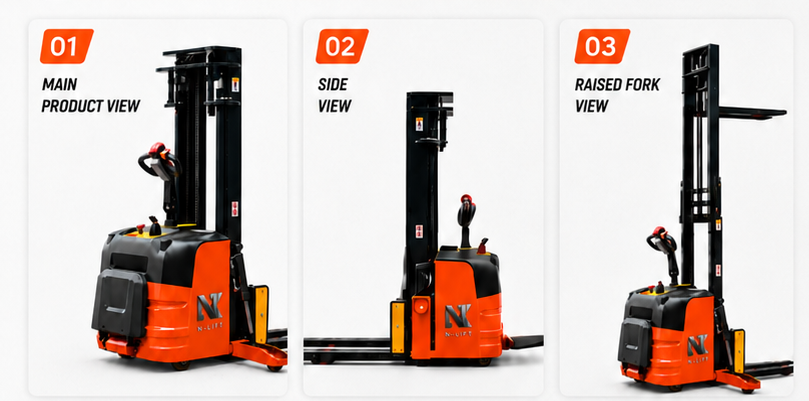 Electric Pallet Stacker available for rental in Saudi Arabia