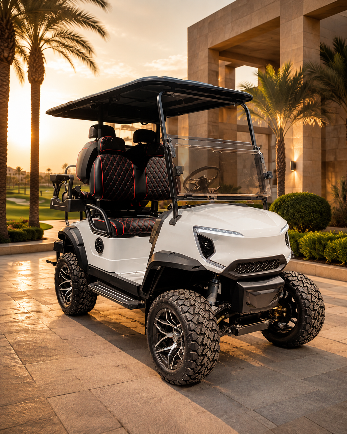 Electric Golf Cart — 2 Seater available for rental in Saudi Arabia